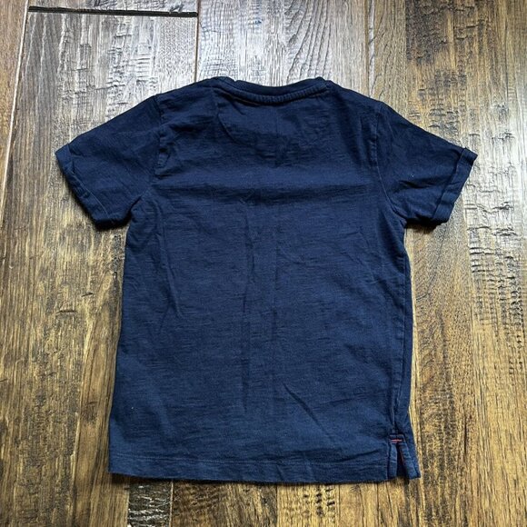 Little Bird Navy Rainbow Tee 4-5y - Picture 4 of 5